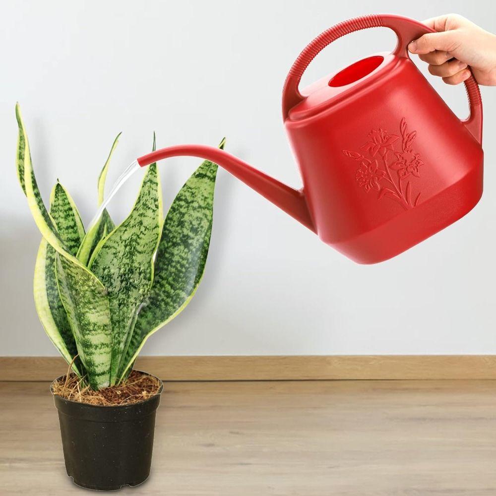 Long Spout Garden Watering Can Comfortable Handle Watering Kettle Long Spout Watering Pot Indoor