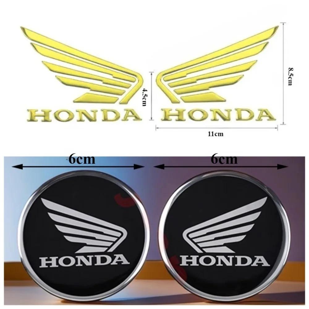 PYYG6 3D Flying Wing Rubber Round Label Set Motorcycle Decoration and Modification Accessories Honda StickersPCX125PCX160CBRCBR650R