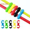 10Pcs Bike Cable S Style Clip Universal MTB Road Mountain Bicycle Shift Brake Cable Clamp Buckle Housing Hose Guide Clasp Bike Accessories