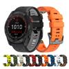Силиконовый ремешок QuickFit для часов Garmin Tactix 7/Instinct 2X, Fenix 8/Descent G2/Epix Pro 51мм, 22/26мм, сменный браслет