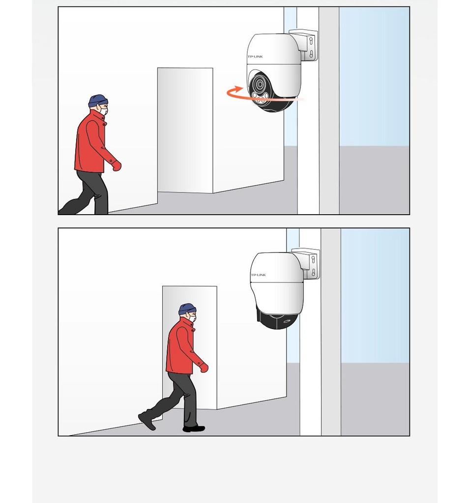 TP-LINK TL-IPC662F-A4 Уличная беспроводная PTZ-камера, 6 Мп, цветная HD, с отдельным кронштейном