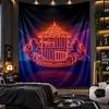 Wall Hanging Tapestry Sunderland Football Print Cloth for Living Room Bedroom Home Decor