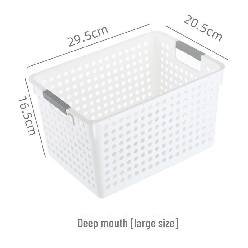 Утолщенная пластиковая настольная корзина для хранения игрушек, косметики и всякой всячины