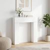 Fireplace Surround White 102 x 18 x 100.5 cm Wood based Panel