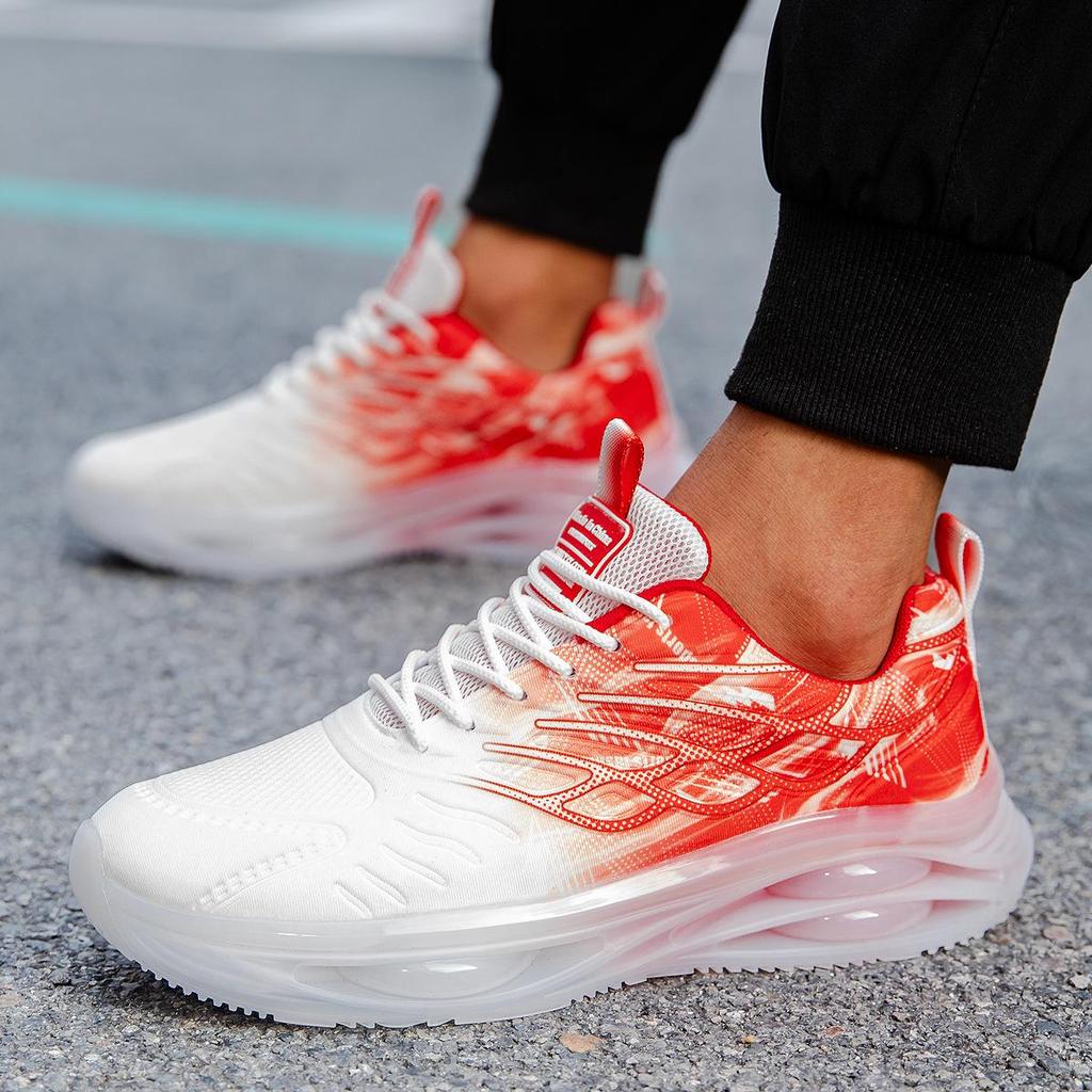 Мужские дышащие летние спортивные кроссовки для бега Putian - 2025 Амортизирующая сетка, прочные и стильные для молодежи.