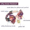 PetSoKoo Двойной галстук-бабочка Съемный ошейник для кошки с колокольчиком. Япония Красочный Кимоно Стиль Сакуры. 104% Хлопок. Мягкие, Милые для Девочки Мальчика Взрослых Кошек