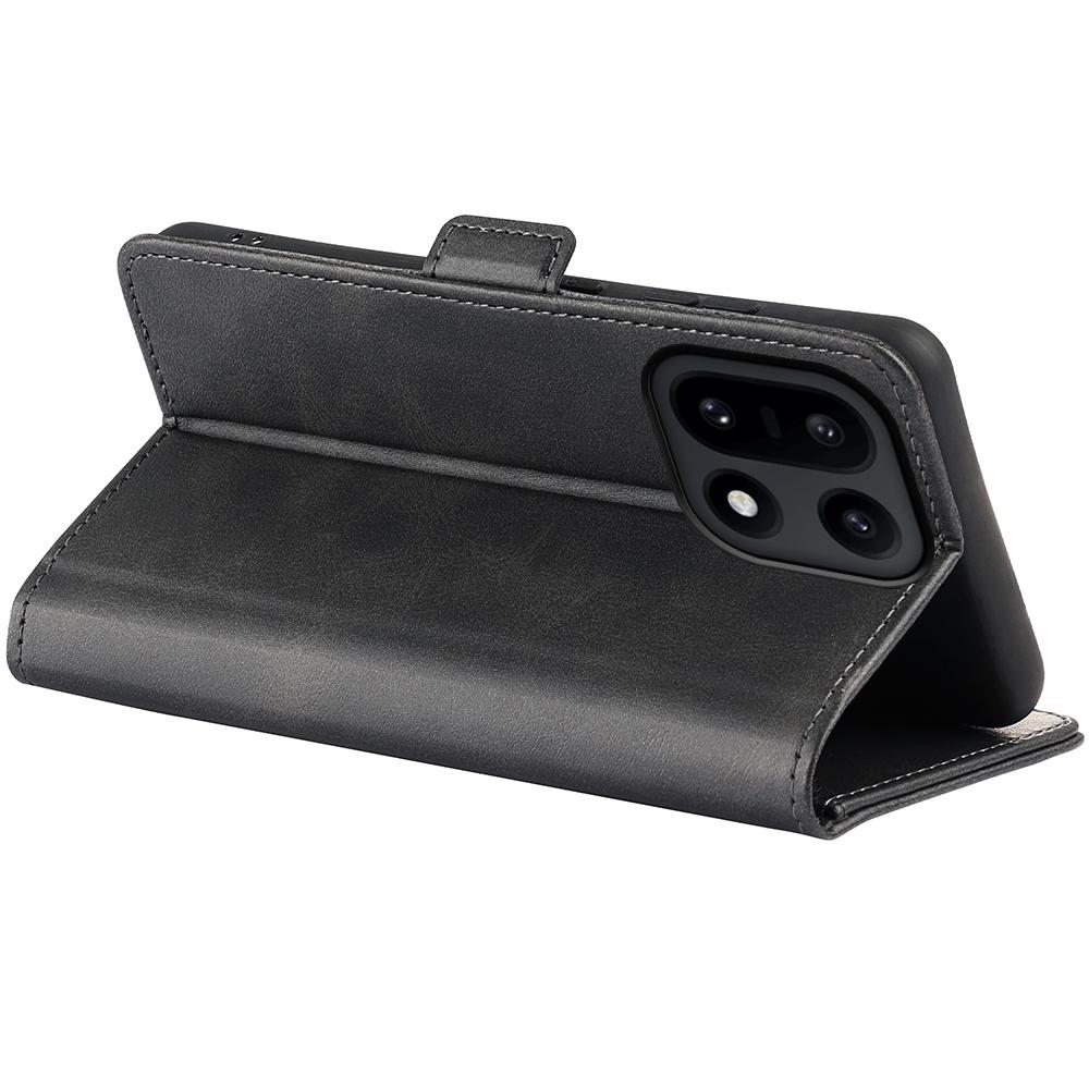 For OnePlus 15 5G Case Calf Texture Leather Wallet Phone Cover