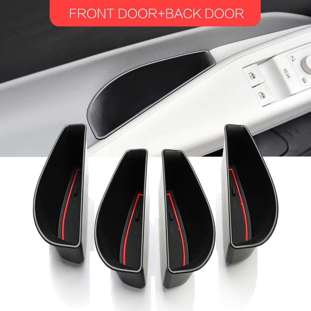 for VW ID.4 ID4 ID 4 Car Door Handle Storage Box Door Armrest Holder Tray Organizer Accessories Tidying