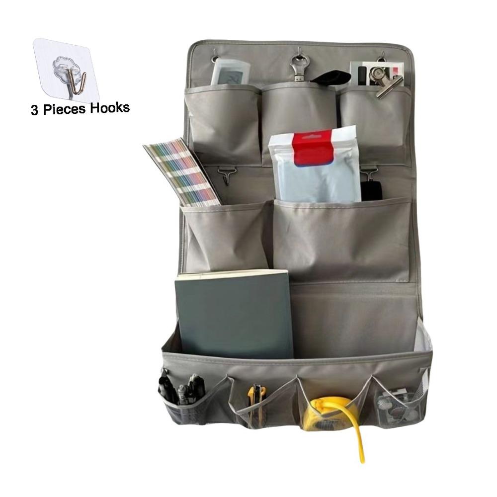 Space Saving Fabric Wall Pocket Organizer Large Capacity Multi Pocket Storage Bag for Home