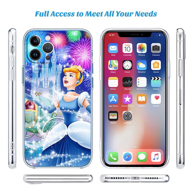 Прозрачный чехол для телефона Золушка для Motorola Moto G7 G8 G9 G84 G85 G73 G24 G15 Z2 Play Power Plus