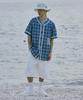 MAGOODGAN Bernard 7907 Carpenter Bermuda Off-White Shorts