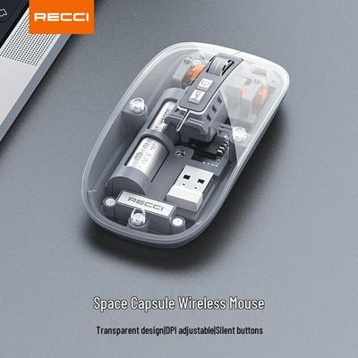 Прозрачная беспроводная Bluetooth-мышь Recci