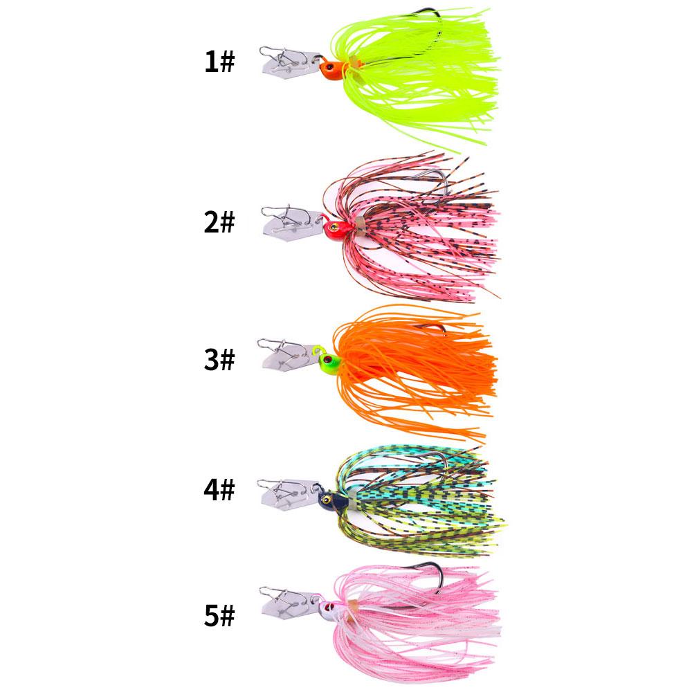 Buzzbait Chatter Bait Spinner Bait Безсорнячная рыболовная приманка 8 см-11,4 г джиг-головка танцор воблер для окуня, щуки, судака