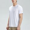 Anta Pure Color Ice Skin Running Sports Short Sleeve T-Shirt Men Tops Pure-White 152335108-2