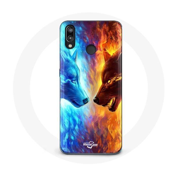 Case for Huawei P20 Lite Ice and Fire Wolf