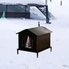 Cat House for Outside Shelter Outdoor Porch Winter
