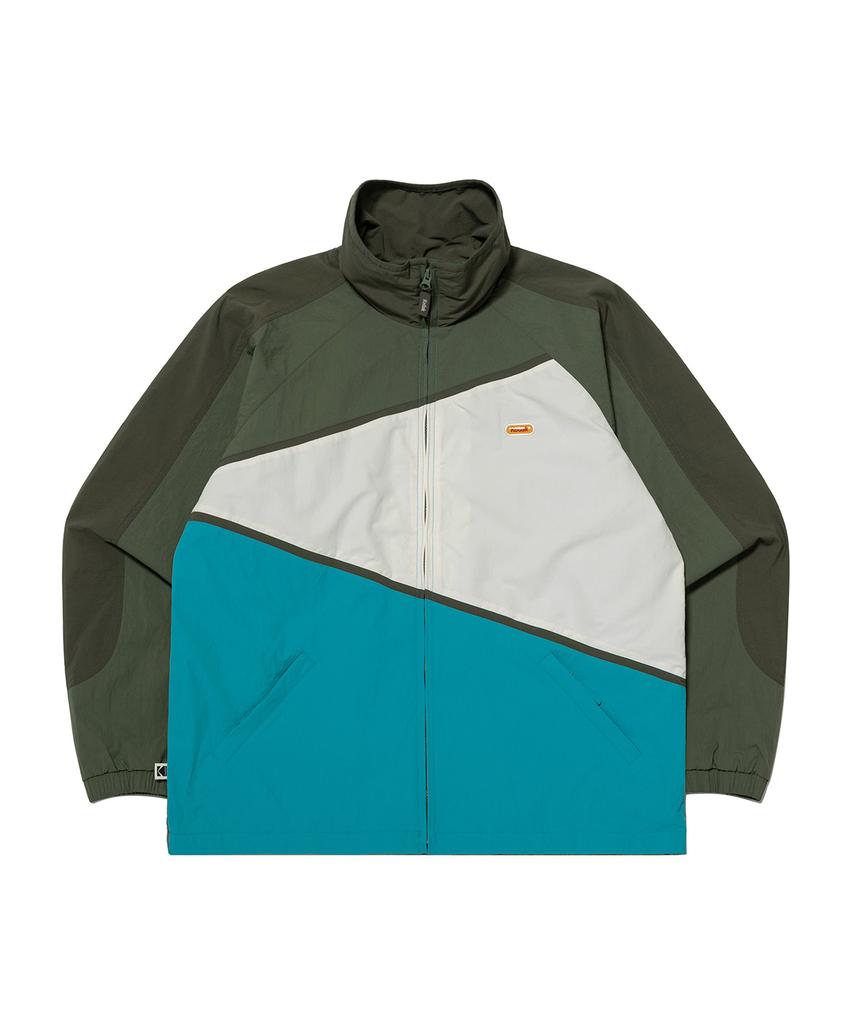 Kodak K-Colorblock Stand Neck Jacket Green