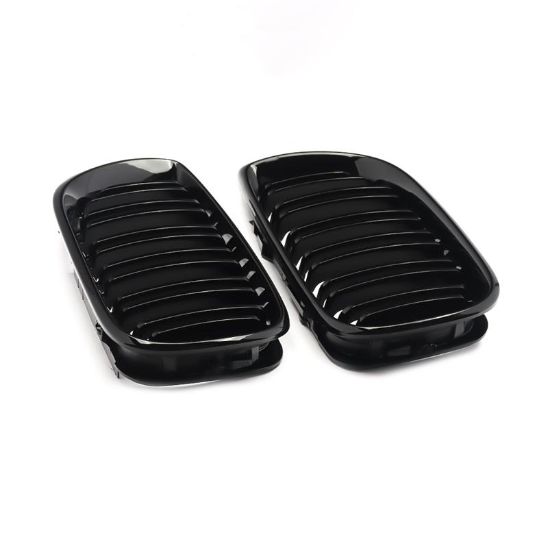 Car ABS Front Bumper Radiator Kidney Grilles Gril For BMW E46 3 Series 2002-2005 Car Accessories Styling Gloss Black
