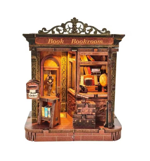 2027 DIY Wooden Mini Casa Japanese Tavern Miniatures With Lights for Friends Birthday Gifts Home Decoration Crafts