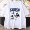 Women Tshirt Streetwear Japanese Harajuku Funny Drinking Cat T-Shirt 100% Cotton Summer Cartoon T Shirt Unisex Hip Hop Tops Tees