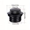 1pc Aluminum Alloy Motorcycle Fuel Tank Cap Retro Press Type Pop Up Air Cap Gasoline Tank Accessory