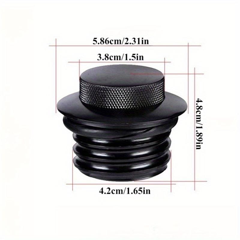 1pc Aluminum Alloy Motorcycle Fuel Tank Cap Retro Press Type Pop Up Air Cap Gasoline Tank Accessory