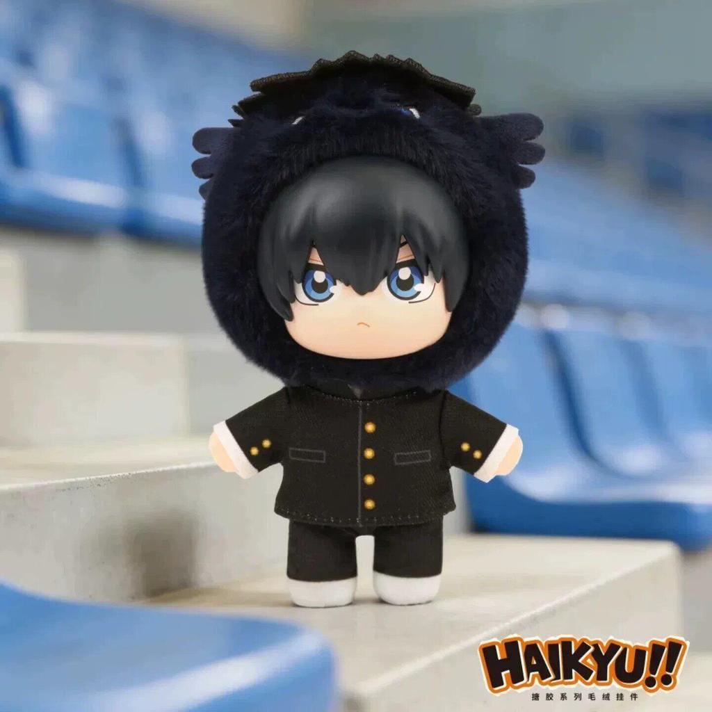 В наличии Серия маскотов Haikyuu от Eaki Виниловая брелок-подвеска Хюга Хината Кагеяма Тобио Цукишима Кей Игрушка