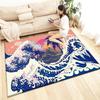 Japanese Style Printed Carpet Living Room Home Decor Sofa Table Rug Anti Slip Chair Cushion Lounge Mat Picnic Camping