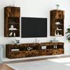 Vidaxl Szafki Tv, Z Led, 2 Szt., Przydymiony Dąb, 40,5X30X90 Cm