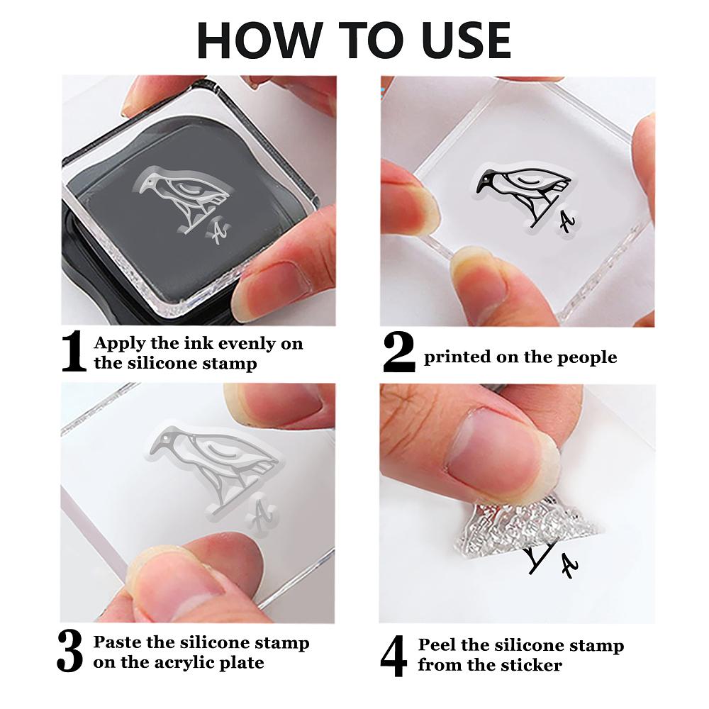 PVC Plastic Clear Stamps for DIY Scrapbooking Photo Album Decorative Cards Making Mixed Shapes 160x110mm