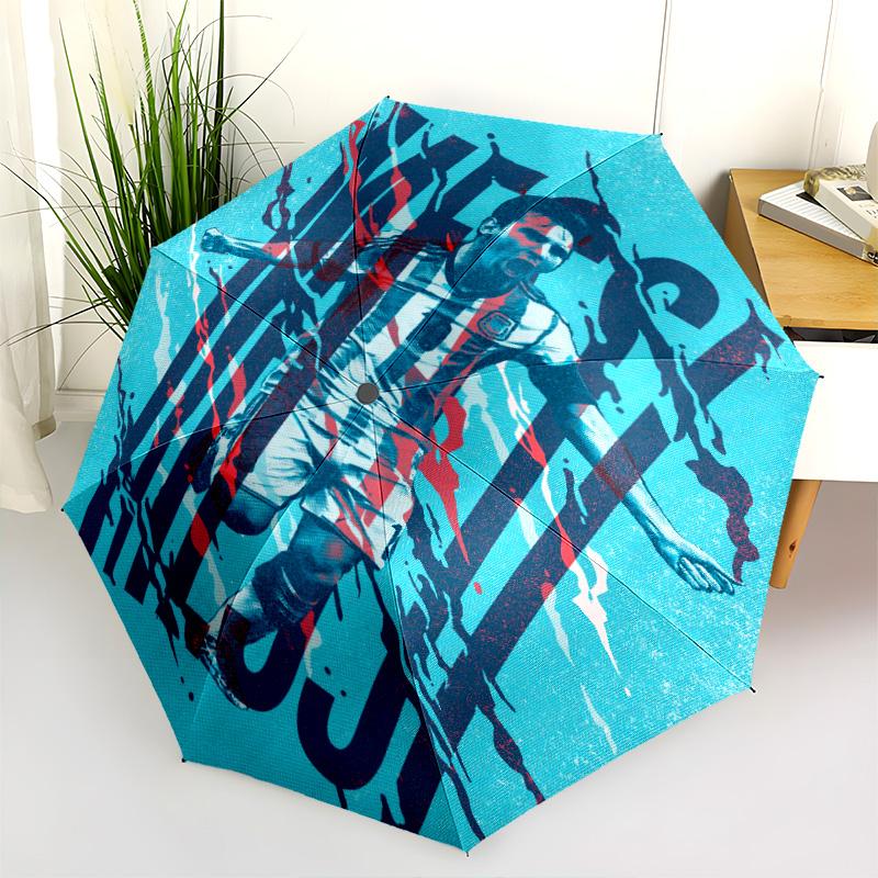 Lionel Messi: Argentina's Football Legend Folding umbrella durable travel outdoor Sun umbrella printing