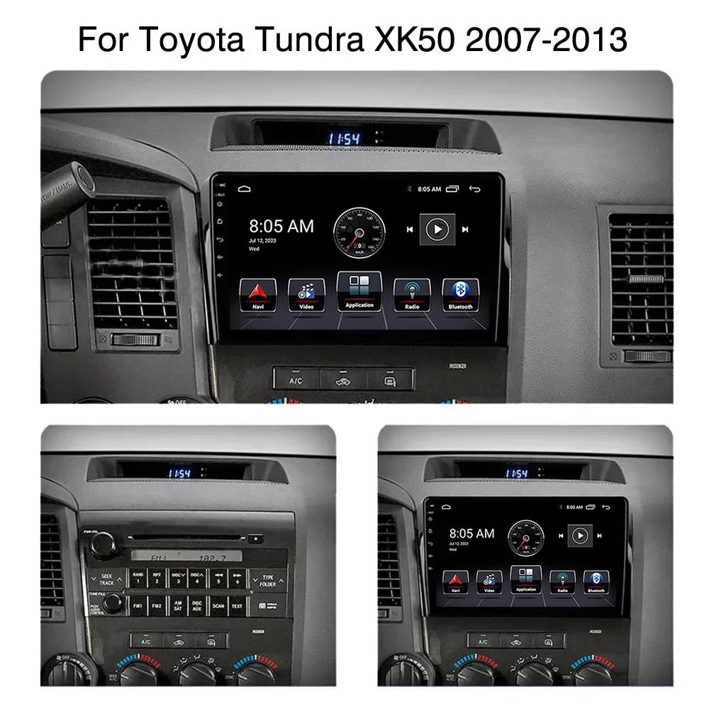 Android Радио для Toyota Tundra XK50 2007-2013/Sequoia XK60 2008-2017 Автомобильный стерео Мультимедийный проигрыватель Carplay Авто GPS навигация