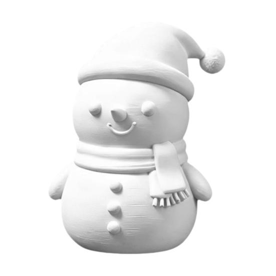 Праздничные подвесные украшения, 3D-печатная фигурка снеговика, Маленькая настольная статуэтка с белыми фигурками для поделок, Шарф/Галстук, Декоративное украшение для стола,