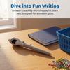 Plastic Animal Pen Round Body Stress Relieving Pen Shark Shaped Ballpoint Pen  Office Use