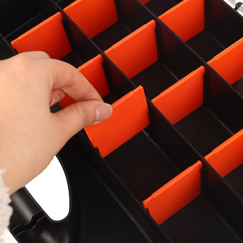 Ящик для инструментов Органайзеры и хранение Пластиковый контейнер Отсек Регулируемый съемный ящик для инструментов Крепеж Винт