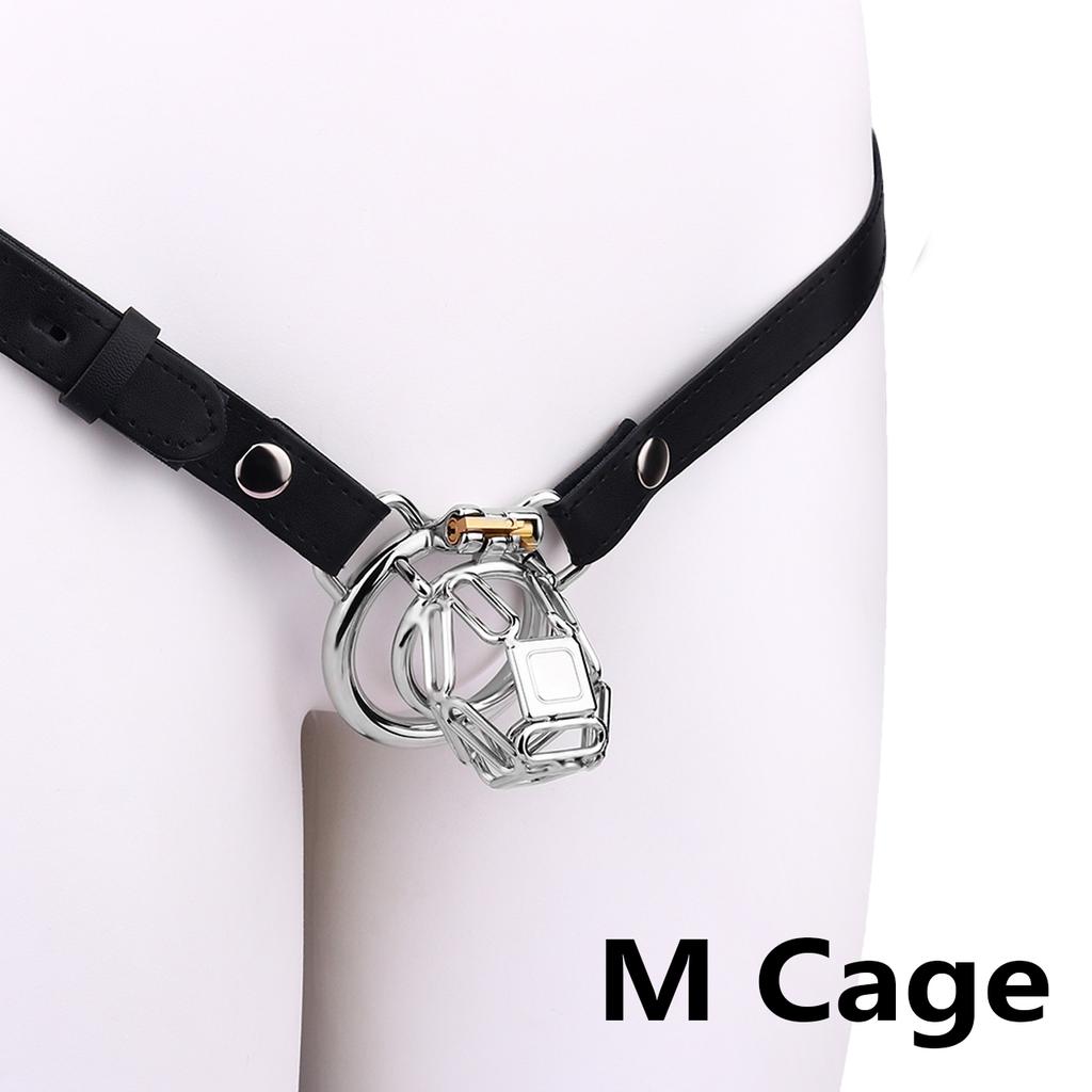 Small Penis Lock Male Steel Cock Cage Chastity Device Penis Ring Erotic Metal Bondage Husband Loyalty Sex Toys For Men Gay 18+