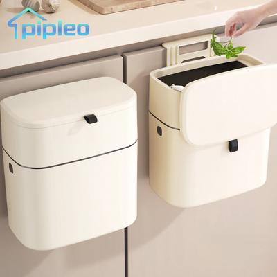 Стильный подвесной мусорный бак для домашних туалетов — большая вместимость, квадратный дизайн, удобная крышка-ракушка