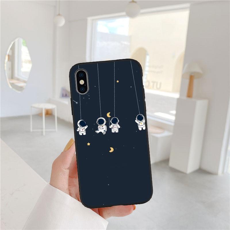 LO12 Чехол для телефона Астронавт Космос Луна для OPPO A40 A60 A80 A15 A16 A16K A12 A17 A17K A54 A54S A53 A53S A55 A56 A57 A98 F23
