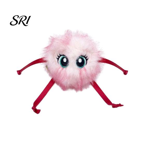 Cat Exercise Toy Interactive Plush Ball Smart Automatic Rolling Cartoon Indoor Cats Boredom Relief Self-Rolling Teaser Pet