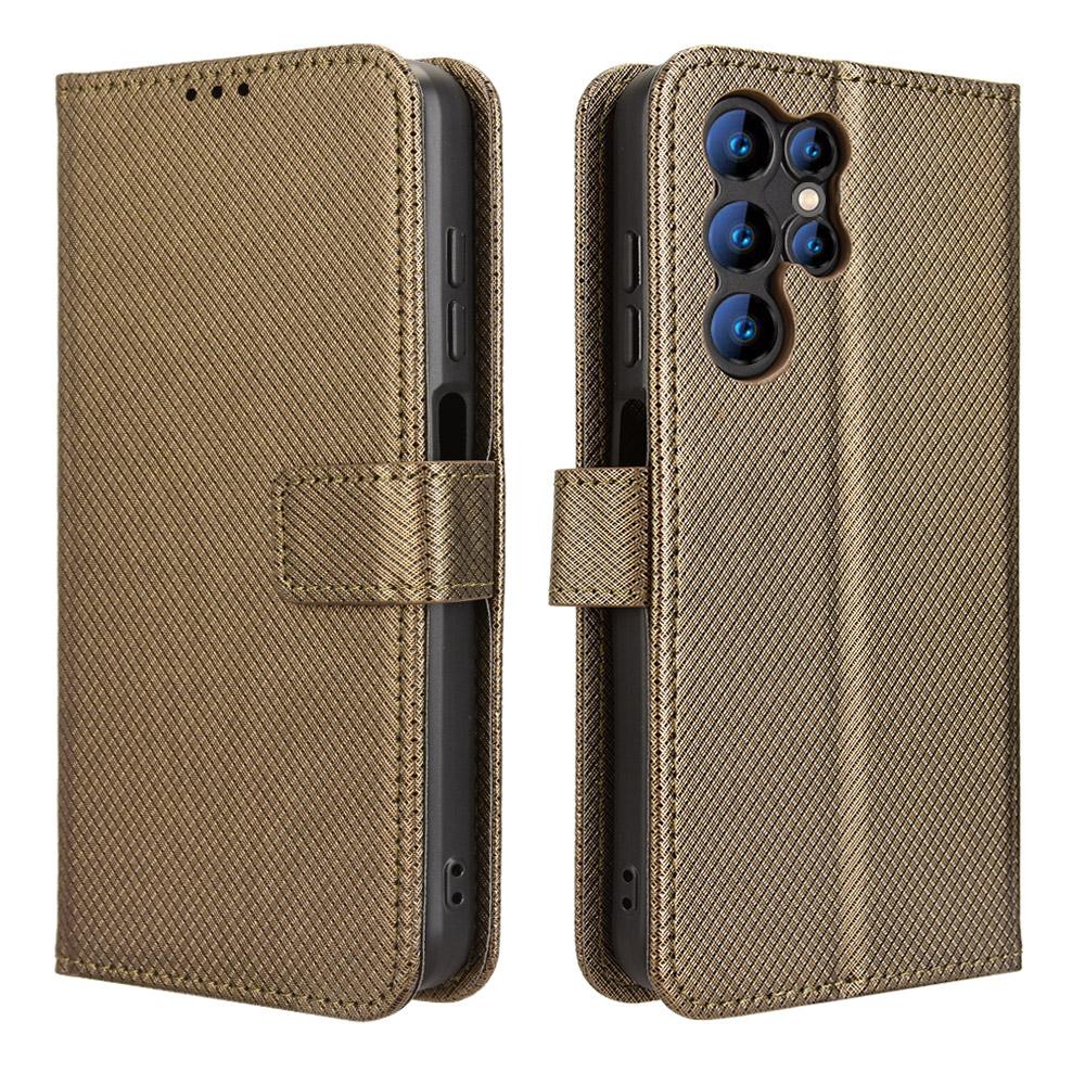 Flip Cover for Oukitel C1/C1 Pro PU Leather Full-Body Protection Shockproof Durable Retro Phone Case