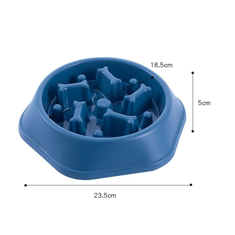 Dog Bowl Anti Choking Slow Food Bowl Small and Medium-sized Dog Feeder Pot Cat Food Pot Dog Food Anti Overturning Pet Supplies