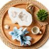 1 Realistic Lily Silicone Mold - Reusable, Non-stick Petal and Leaf Mold for Clay/resin/candle/soap/plaster Crafts, DIY Projects, Wedding Decorations