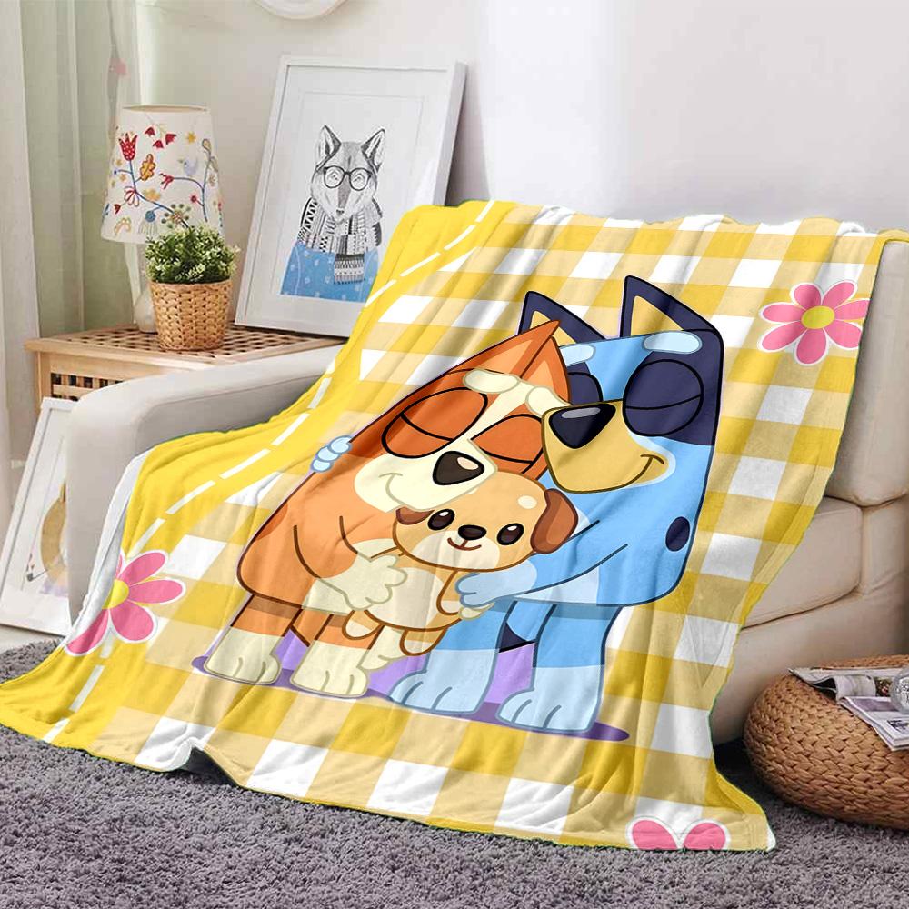 1pc B-Blucy Blanket, Gift, for Men and Women, Soft Blanket, Good for Sofa Bed Couch Travel, Lightweight Flannel Blanket