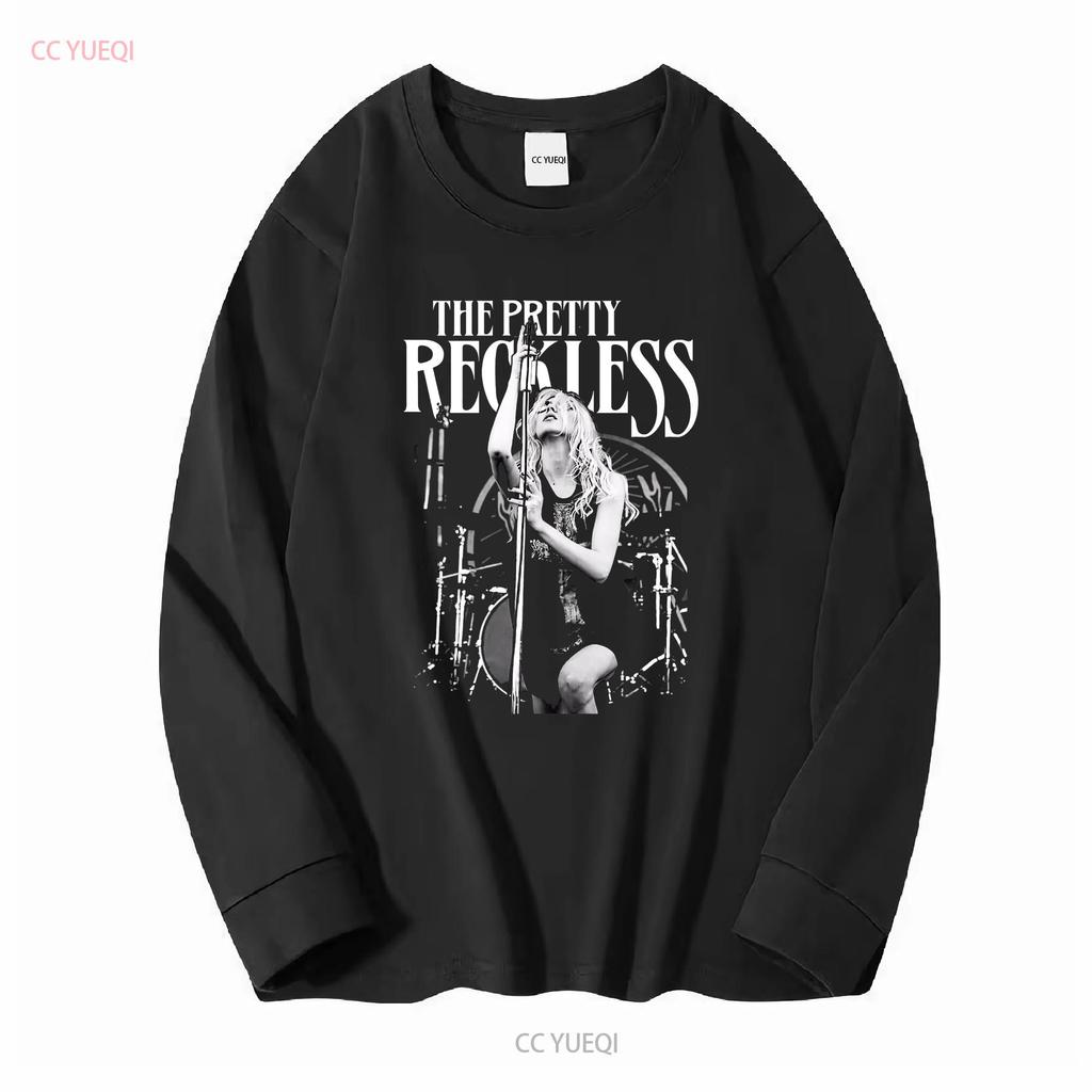 The Pretty Reckless Cotton Full Size Black Classic T Shirt C1568 Jfif Long Or Short Sleeves Vintage Washed Graphic Homme