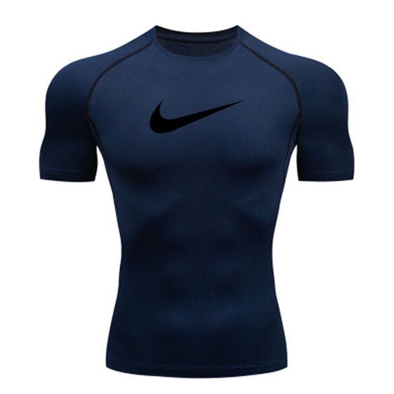 Men's Quick Dry Compression Athletic T-shirt, Breathable Sli