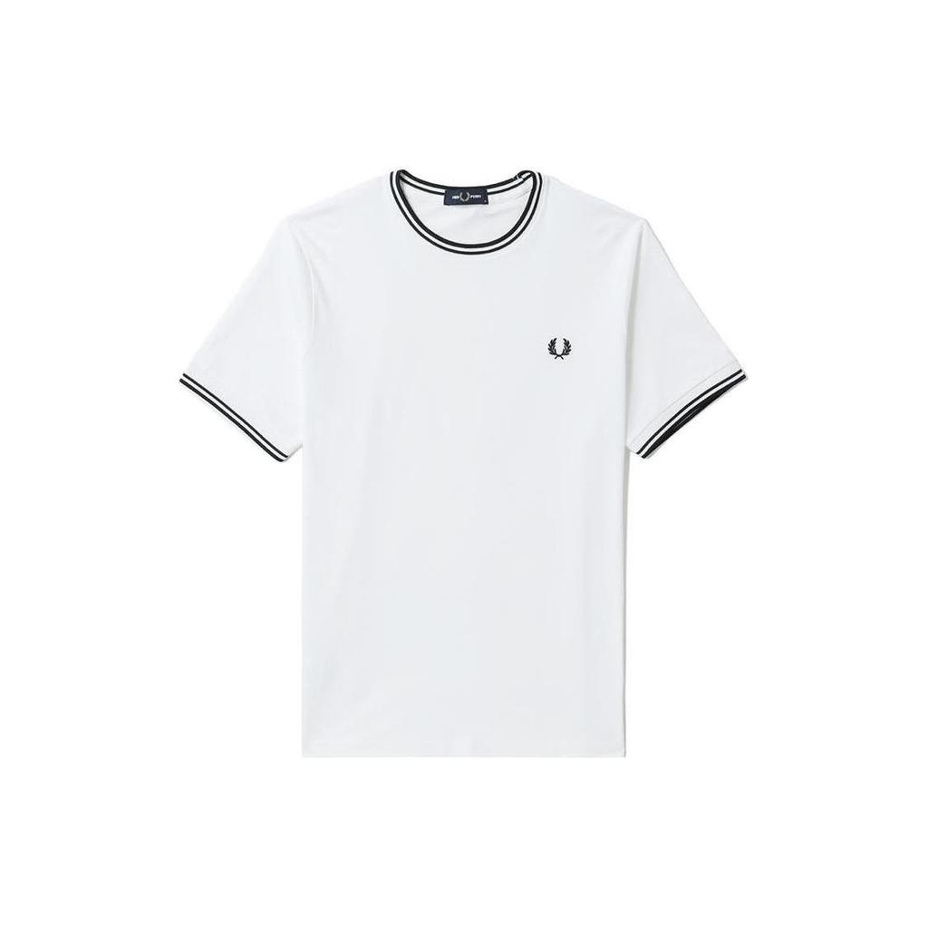 Fred Perry Хлопковая футболка с воротником-стойкой FPXTEM1588XMI