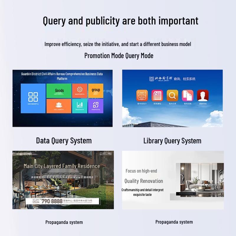 43/55/65-Inch Infrared Touch All-in-One Wayfinding and Shopping Guide Screen