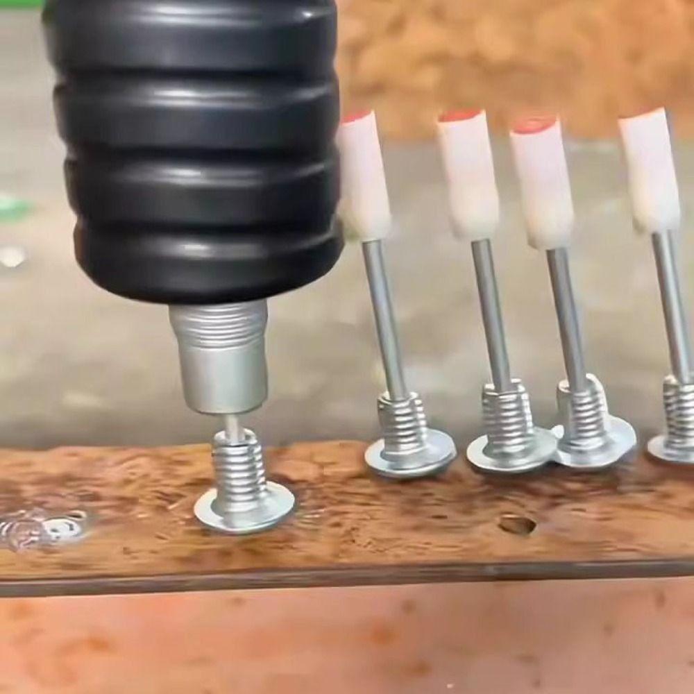 Одноручное управление M8 Винт Гайка Гвозди Резьбовые Универсальные Гвозди Домой DIY