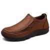 Men's Casual Leather Shoes for Youth, Sizes 45-48, Spring/Autumn