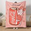 Custom 1pc Cute Lucky Bears Blanket, Soft And Comfortable Blanket, Casual Warm, Camping Travel Blanket, Birthday Gift Q910335